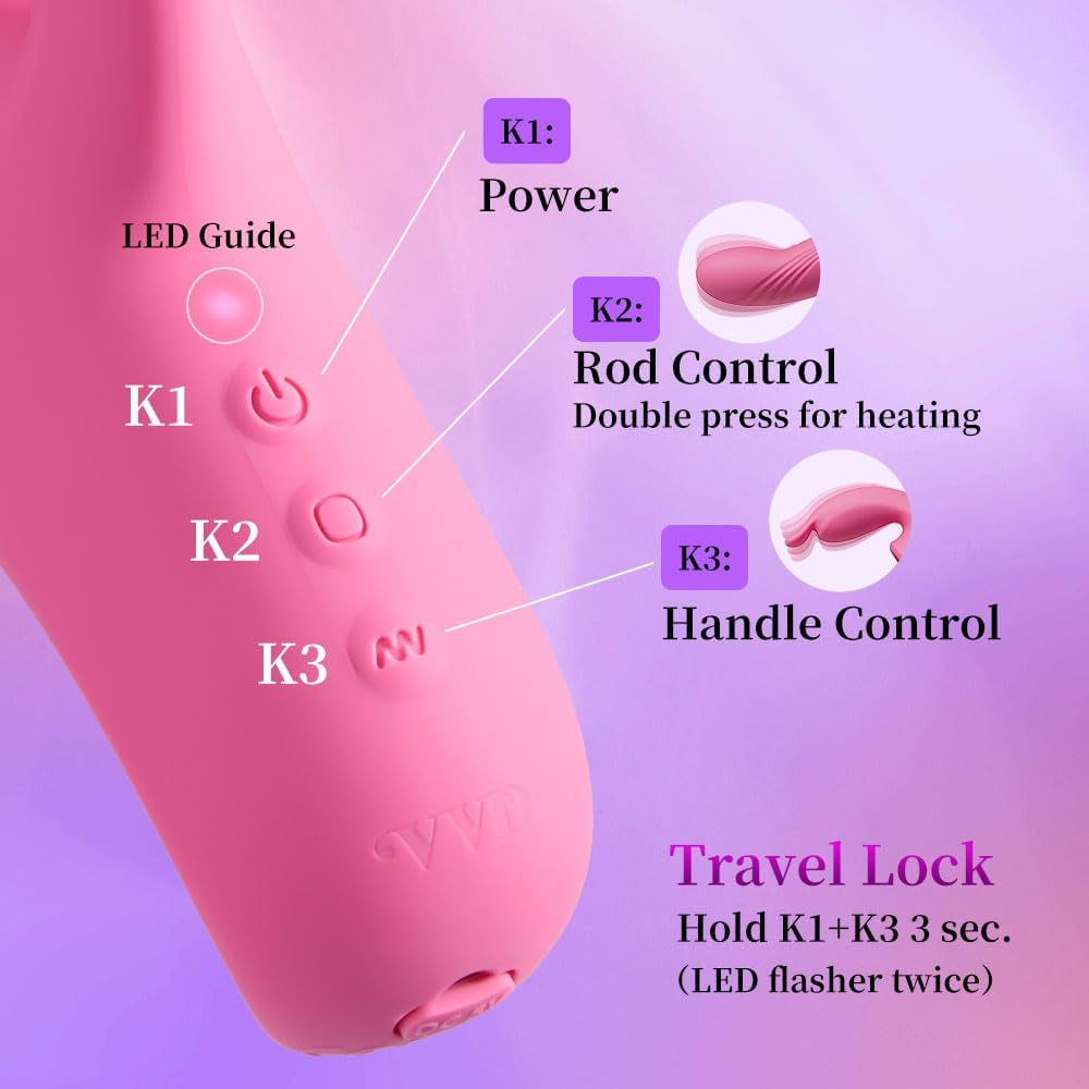 Rabbit Vibrators Sex Toys for Women G Spot Vibrator & Clitoral Stimulator with Independent Control 6 Finger & 7 Tapping Modes Removable Dildo Vibrator Adult Toy Gift for Couple